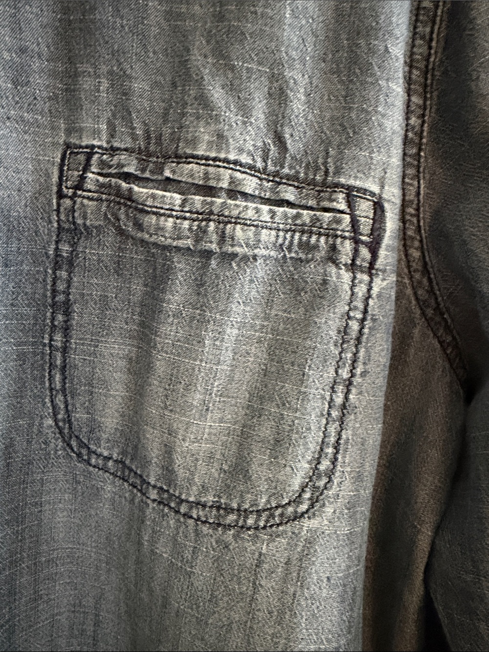 G.H. Bass & Co. Light Blue Denim Button-Down Shirt - Picture 3 of 6